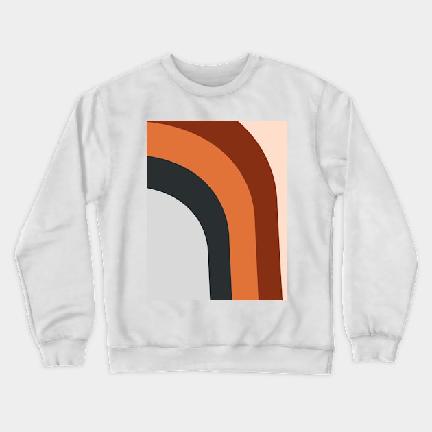 Abstract boho rainbow pattern Crewneck Sweatshirt by Word and Saying